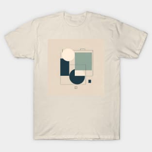 Minimalistic design shapes T-Shirt